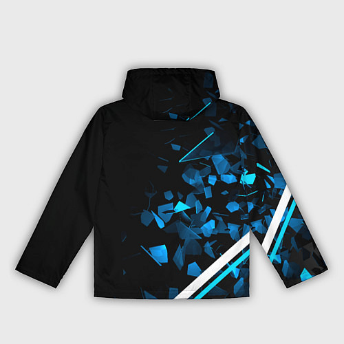 Женская ветровка Mercedes AMG Осколки стекла / 3D-Белый – фото 2