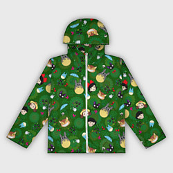 Ветровка с капюшоном женская Totoro&Kiki ALLSTARS, цвет: 3D-белый