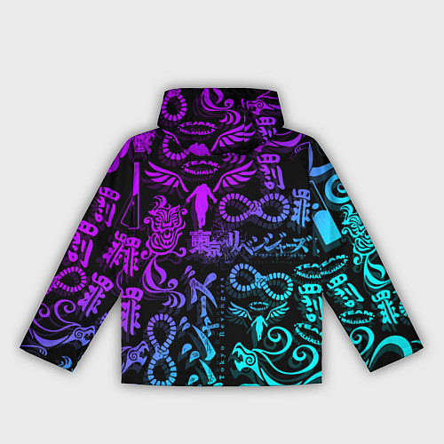 Женская ветровка ТАТУ ТОКЙСКИЕ МСТИТЕЛИ НЕОН / 3D-Белый – фото 2