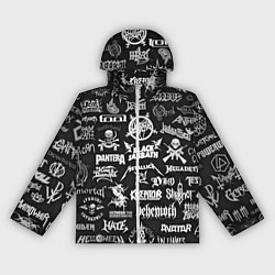 Женская ветровка ЛОГОТИПЫ МЕТАЛ ГРУПП METAL BANDS LOGO