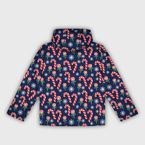 Женская ветровка Christmas Candy / 3D-Белый – фото 2