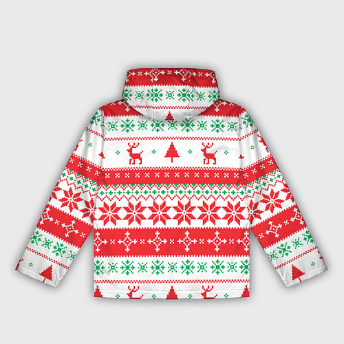 Женская ветровка Christmas Deer / 3D-Белый – фото 2