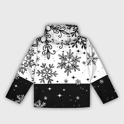 Женская ветровка Новогодний кот в колпаке Санты / 3D-Белый – фото 2