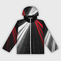 Ветровка с капюшоном женская Unlimited Highway, цвет: 3D-белый