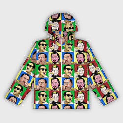 Ветровка с капюшоном женская ЛЕГЕНДА ДИ КАПРИО РАЗНЫЕ ОБРАЗЫ, цвет: 3D-белый