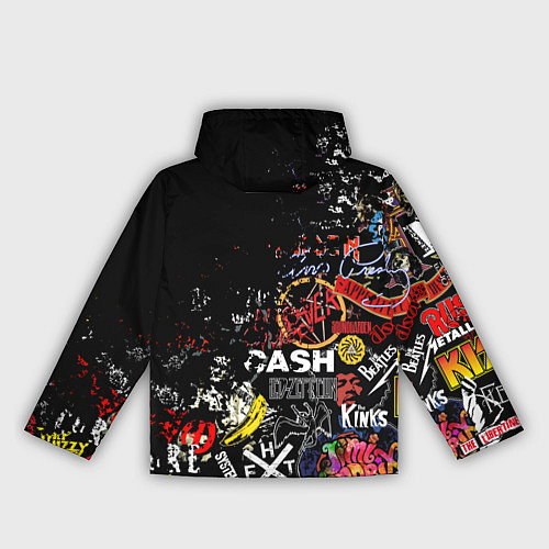 Женская ветровка КОРОЛЬ И ШУТ ЛОГО РОК ГРУПП / 3D-Белый – фото 2