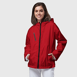 Ветровка с капюшоном женская ФОРМА, БУМАЖНЫЙ ДОМ LA CASA DE PAPEL UNIFORM, цвет: 3D-черный — фото 2