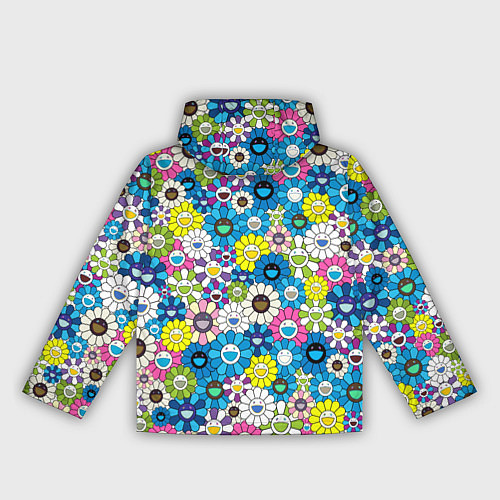 Женская ветровка Takashi Murakami Улыбающиеся цветы / 3D-Белый – фото 2