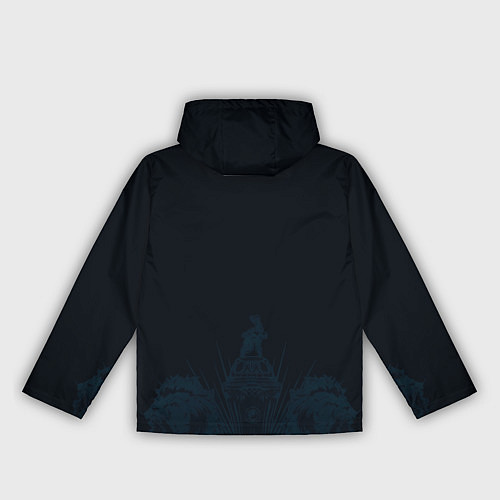 Женская ветровка Zenit lion dark theme / 3D-Белый – фото 2