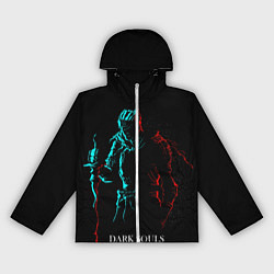 Ветровка с капюшоном женская Dark Souls NEON Силуэт, цвет: 3D-белый