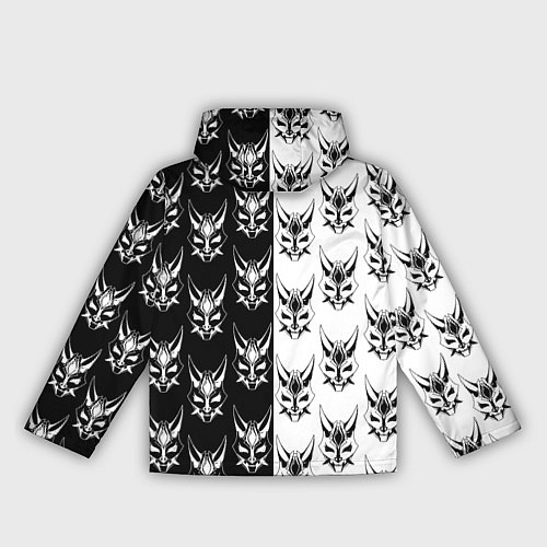 Женская ветровка GENSHIN IMPACT XIAO MASK ГЕНШИН ИМПАКТ СЯО МАСКА / 3D-Черный – фото 2