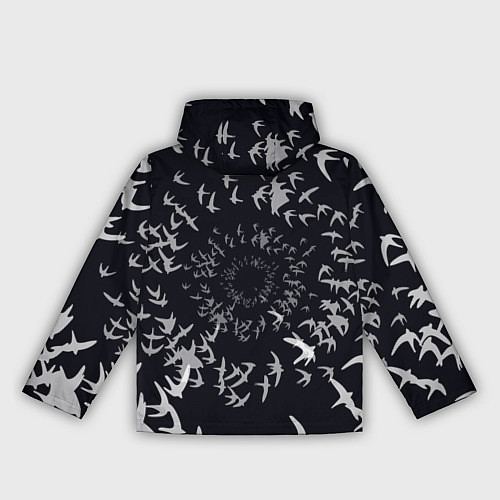 Женская ветровка Веер птиц / 3D-Белый – фото 2