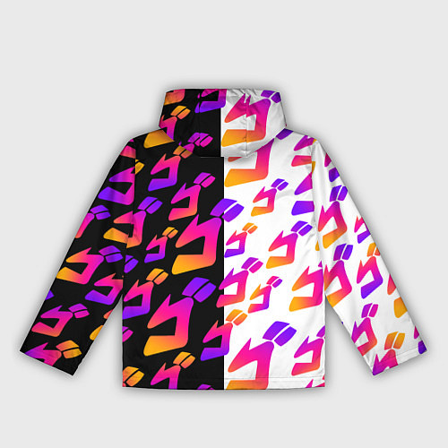 Женская ветровка JOJO BIZARRE ADVENTURE ДЖО ДЖО УЗОР / 3D-Белый – фото 2