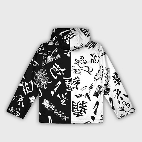 Женская ветровка Tokyo Revengers Black & White / 3D-Белый – фото 2