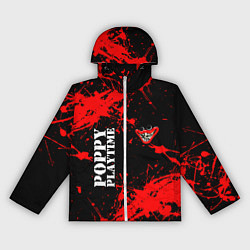 Ветровка с капюшоном женская POPPY PLAYTIME ИГРА ПОППИ ПЛЕЙТАЙМ ХАГГИ ВАГГИ, цвет: 3D-белый