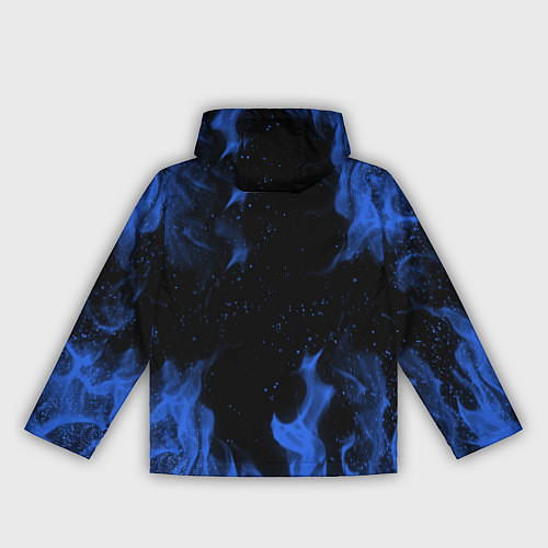 Женская ветровка VOLVO, ВОЛЬВО СИНИЙ ОГОНЬ / 3D-Белый – фото 2