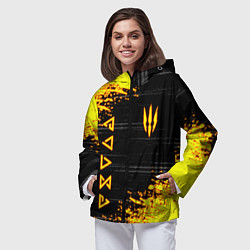 Ветровка с капюшоном женская The Witcher Neon, цвет: 3D-черный — фото 2