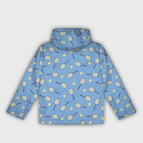 Женская ветровка Большой теннис паттерн / 3D-Белый – фото 2