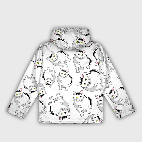 Женская ветровка КОТИКИ МЕМ МЯУ / 3D-Белый – фото 2