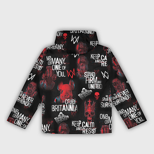 Женская ветровка WATCH DOGS LEGION REVOLUTION PATTERN / 3D-Белый – фото 2