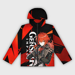 Ветровка с капюшоном женская ДИЛЮК ИЗ МОНДШТАТА DILUC, цвет: 3D-черный