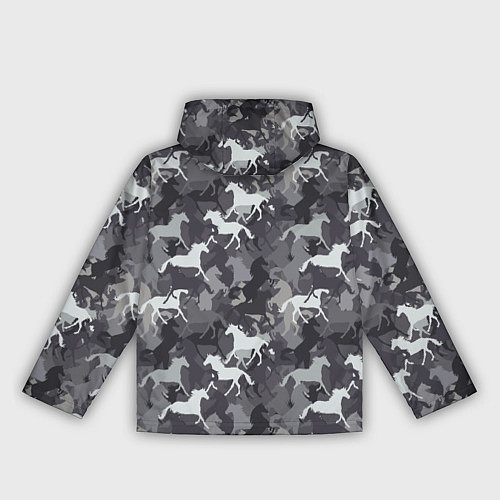 Женская ветровка Табун Лошадей / 3D-Белый – фото 2