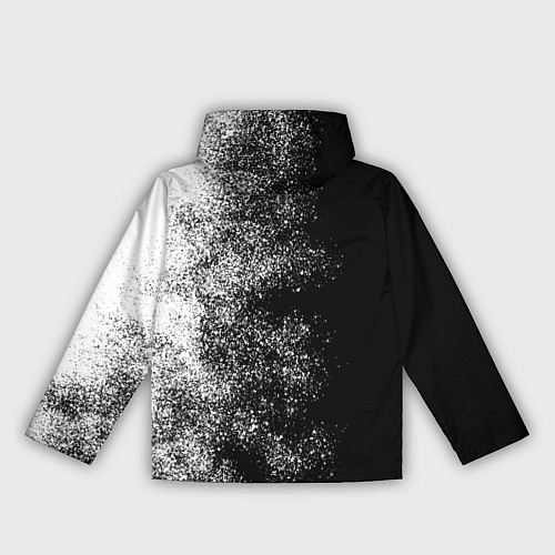 Женская ветровка БМВ Черно-белый логотип / 3D-Белый – фото 2