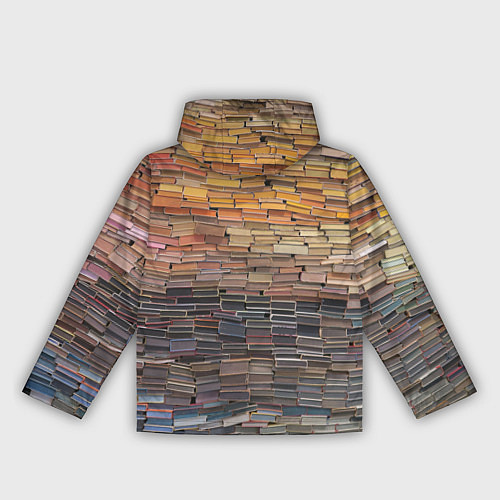 Женская ветровка Книжные кирпичики знаний / 3D-Белый – фото 2