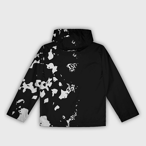 Женская ветровка POPPY PLAYTIME Милитари По вертикали / 3D-Черный – фото 2