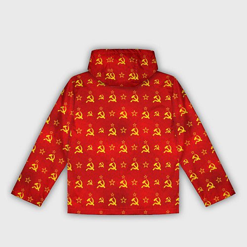 Женская ветровка Серп и Молот - СССР / 3D-Белый – фото 2