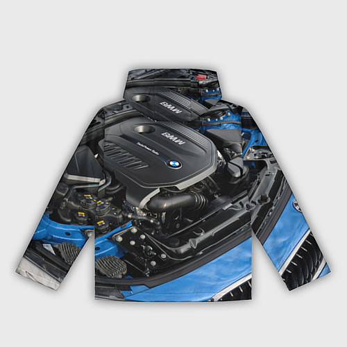 Женская ветровка BMW Engine Twin Power Turbo / 3D-Белый – фото 2