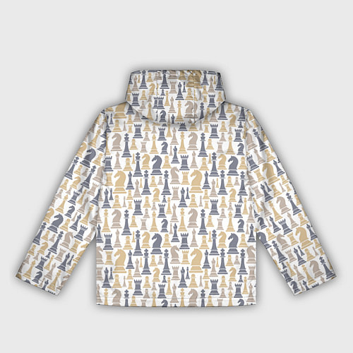 Женская ветровка Шахматы фигуры / 3D-Белый – фото 2