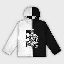 Ветровка с капюшоном женская BJJ, цвет: 3D-белый