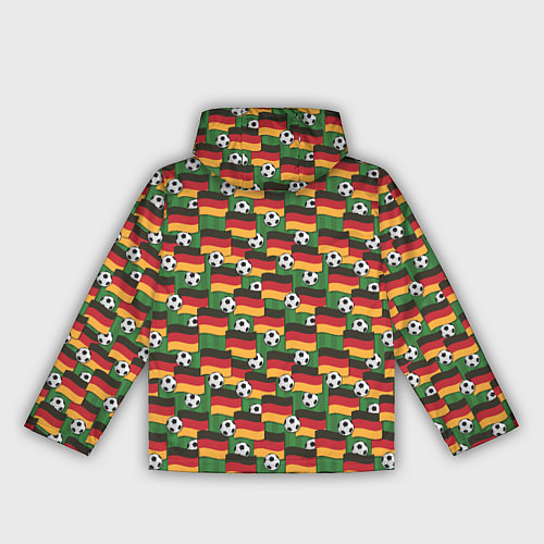 Женская ветровка Германия футбол / 3D-Белый – фото 2