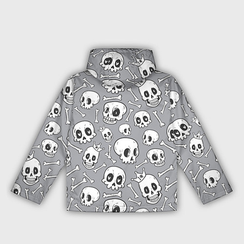 Женская ветровка Skulls & bones / 3D-Белый – фото 2