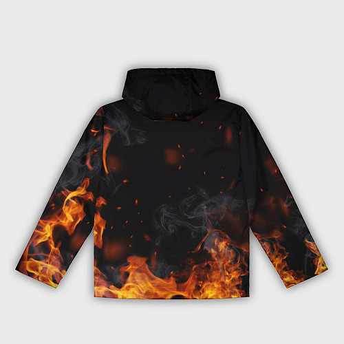 Женская ветровка Umbrella Corporation Огонь / 3D-Белый – фото 2