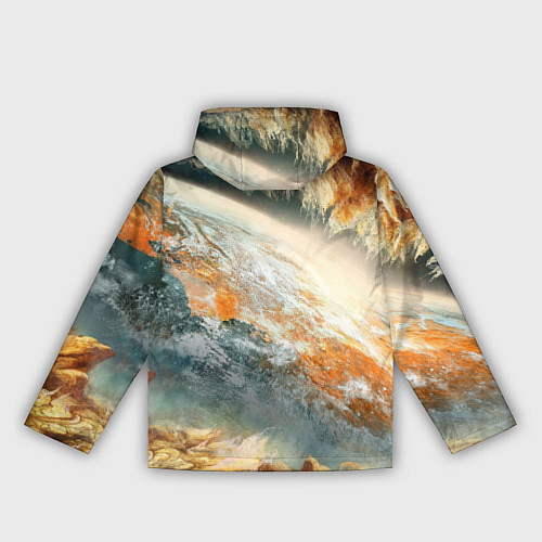 Женская ветровка Песчаный Космос / 3D-Белый – фото 2