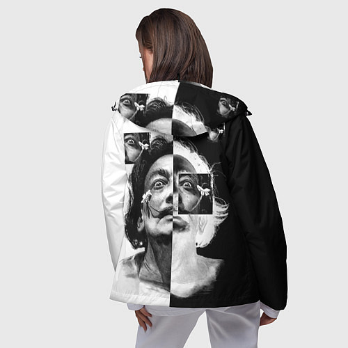 Женская ветровка Salvador Dali - Сальвадор Дали / 3D-Черный – фото 4