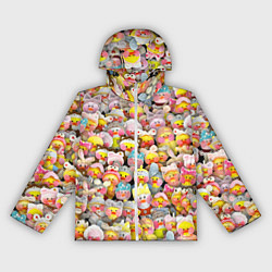 Ветровка с капюшоном женская Уточки Лалафанфан, цвет: 3D-белый