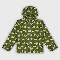 Ветровка с капюшоном женская Пограничник камуфляж, цвет: 3D-белый