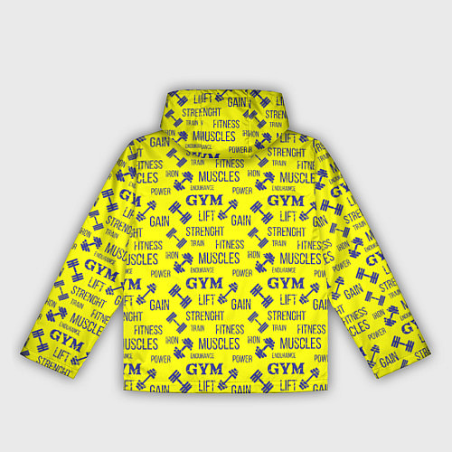 Женская ветровка GYM Спортзал / 3D-Белый – фото 2