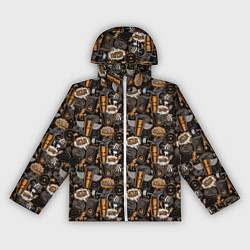 Ветровка с капюшоном женская Lets Go Champ, цвет: 3D-белый