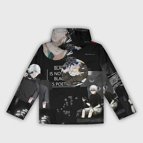 Женская ветровка Грустный Канеки Токийский Гуль Tokyo Ghoul / 3D-Белый – фото 2