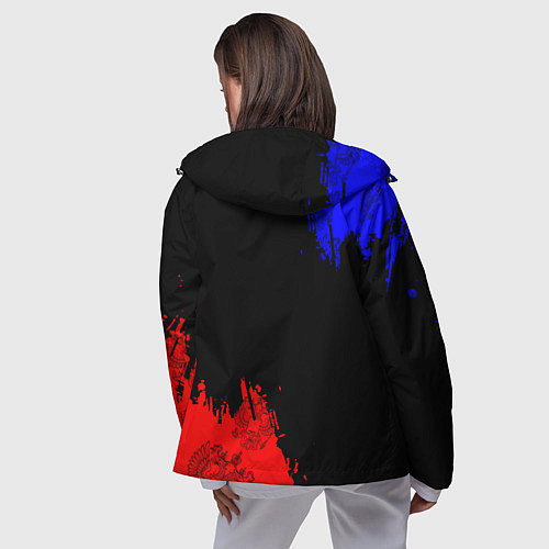 Женская ветровка Russia Патриот / 3D-Черный – фото 4
