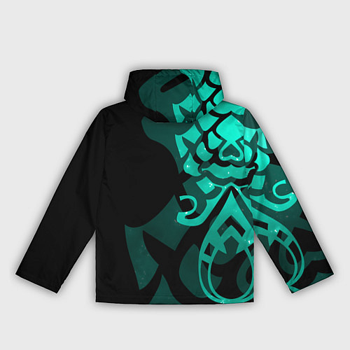 Женская ветровка МАСКА И ТАТУИРОВКА СЯО XIAO ГЕНШИН / 3D-Белый – фото 2