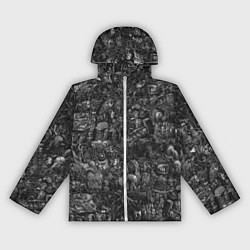 Ветровка с капюшоном женская Elysium art, цвет: 3D-белый