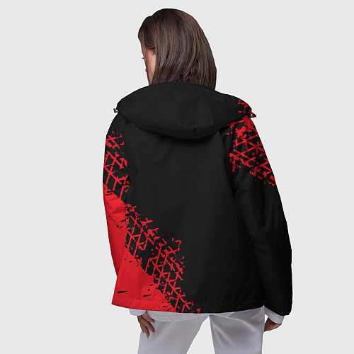 Женская ветровка MITSUBISHI Mitsubishi Шины / 3D-Черный – фото 4