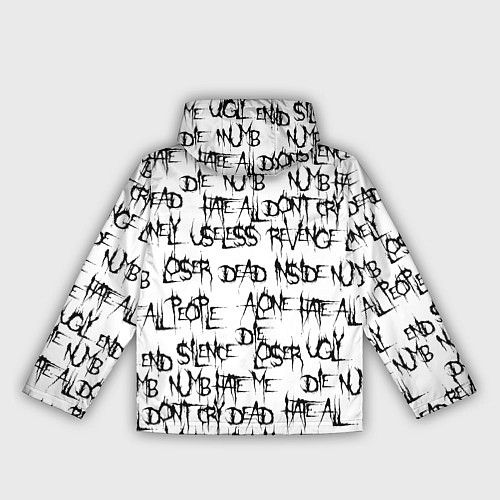 Женская ветровка DEAD INSIDE 1000-7 / 3D-Белый – фото 2