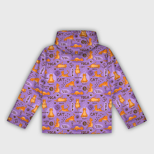 Женская ветровка Кошачья Йога / 3D-Белый – фото 2