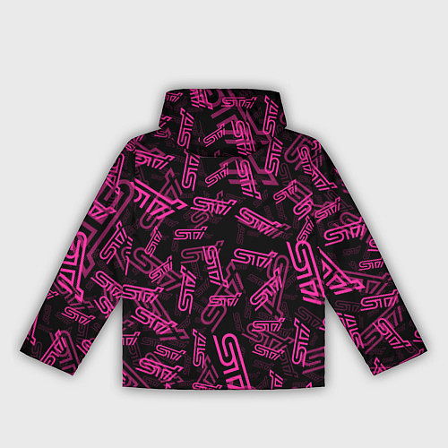 Женская ветровка SUBARU STI PATTERN / 3D-Белый – фото 2